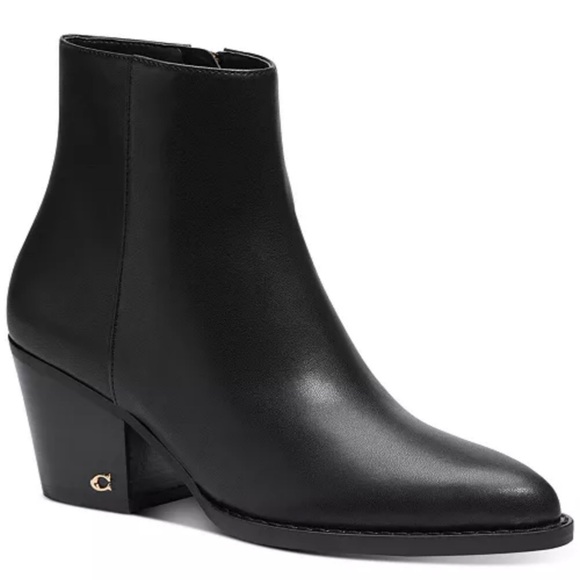 Coach Pacey Leather Bootie - Picture 1 of 9